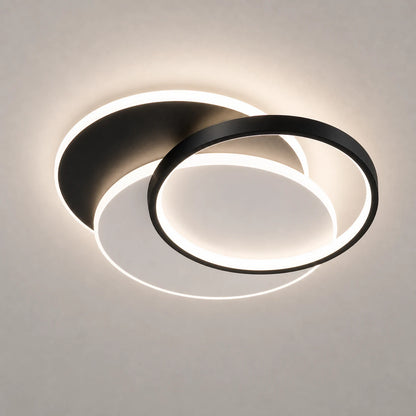 Lustra LED cu telecomanda CHIARA 67W, 3 Cercuri, lumina Rece/Calda/Neutra, Dimabila, Negru - LT633-500R_cover.png