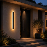 Applique murale LED d'extérieur Mack, longueur 30 cm, 4 W, IP65, métal, linéaire, noir - 04_AX200-300BK.png