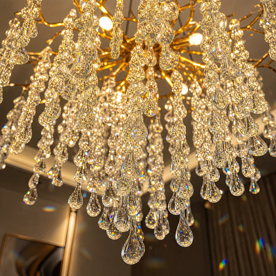 Lustre en cristal WALTZ Cascade, 9x G9, doré, 80 cm, hauteur réglable - 04_CC331-80.png