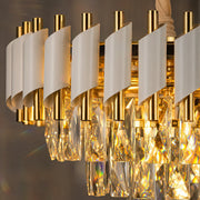 Lustre Cristal VERSAILLES Nobile 5xE14, Diamètre 40cm, Or Brillant et Blanc - 04_CC900-400WH.png