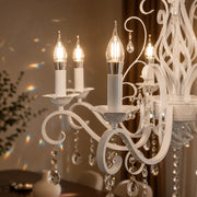 DELLI SANTI Lustre 6xE14, Diamètre 52cm, Blanc, Hauteur réglable - 04_LC130-6WH.png