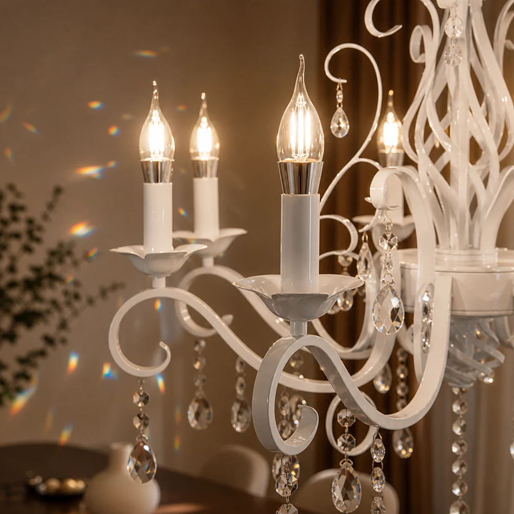 DELLI SANTI Lustre 6xE14, Diamètre 52cm, Blanc, Hauteur réglable - 04_LC130-6WH.png