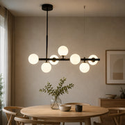 Lustre à ampoule moderne LOFT Pavilion, 7x G9, noir, métal, hauteur réglable - 04_LC800-7BK.png