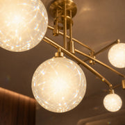 Lustre avec abat-jour rond, Dôme PENTHOUSE, 6x G9, Or, Métal - 04_LC825GD.png