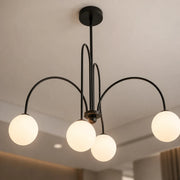 Lustre avec abat-jour, Torino, 4xE27, Noir, Métal - 04_LC850-4BK.png