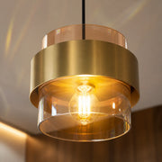 Lustre suspendu LC866/1TN, 1XE27, hauteur réglable, verre et métal - 04_LC866-1TN.png