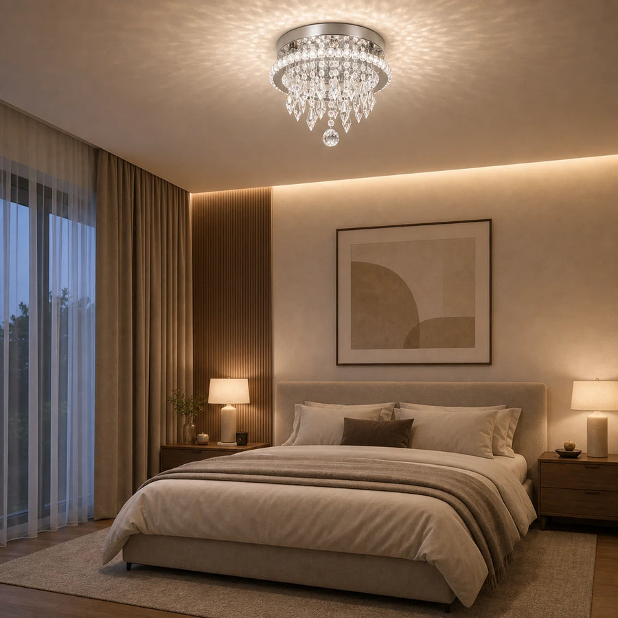 Lustre LED rond Alberico, 17 W, lumière froide/chaude/neutre, cristal, chrome brillant - 04_LL010.png