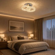 Lustre LED et cristal ZABINA 25W, 2 Cercles, Lumière Froid/Chaud/Neutre, Chrome Brillant - 04_LT062CR.png