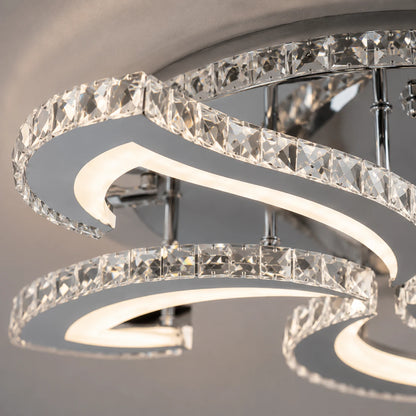 Lustre LED avec télécommande et cristal Alejandro RGB 88W, 5 Fleurs, Lumière Froide/Chaude/Neutre, Dimable, Chrome Brillant - 04_LT071-5.png