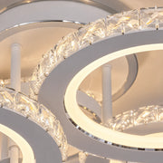 Lustre LED avec télécommande et cristal NOVA ROTONDA RGB 75W, 3 Cercles, Lumière Froid/Chaud/Neutre, Dimmable, Blanc - 04_LT073-3WH.png