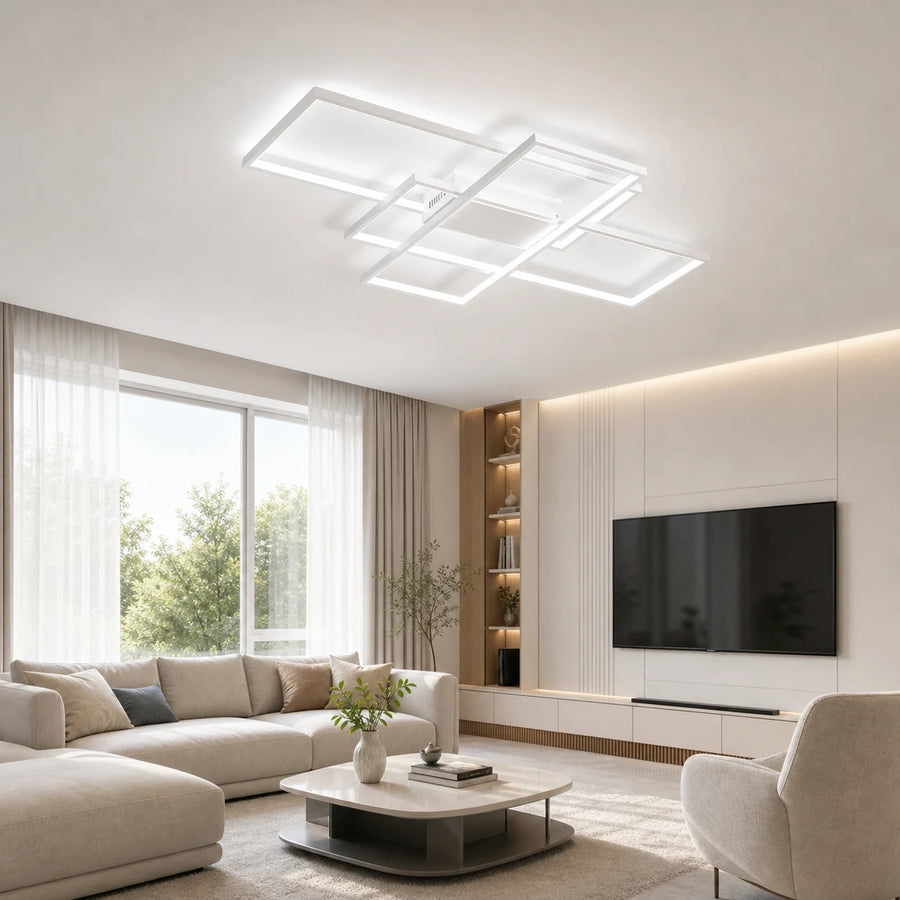 Lustra LED cu telecomanda LANDYN 78W, lumina Rece/Calda/Neutra, Dimabila, Alb - 04_LT500-3WH.png
