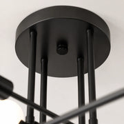 Lustre Octa moderniste classique, 8x E27, noir, design moderne, métal, sans abat-jour - 03_LC360-8BK.png