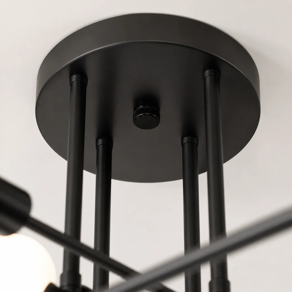 Lustre Octa moderniste classique, 8x E27, noir, design moderne, métal, sans abat-jour - 03_LC360-8BK.png