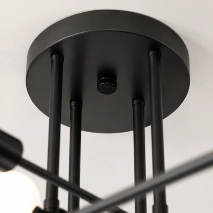 Lustre Octa moderniste classique, 8x E27, noir, design moderne, métal, sans abat-jour - 03_LC360-8BK.png