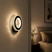 Applique LED NOVA Rotonda, 16W, Noir & Acier Inox, Lumière Chaude/Froide/Neutre - 05_AL073-1BK.png