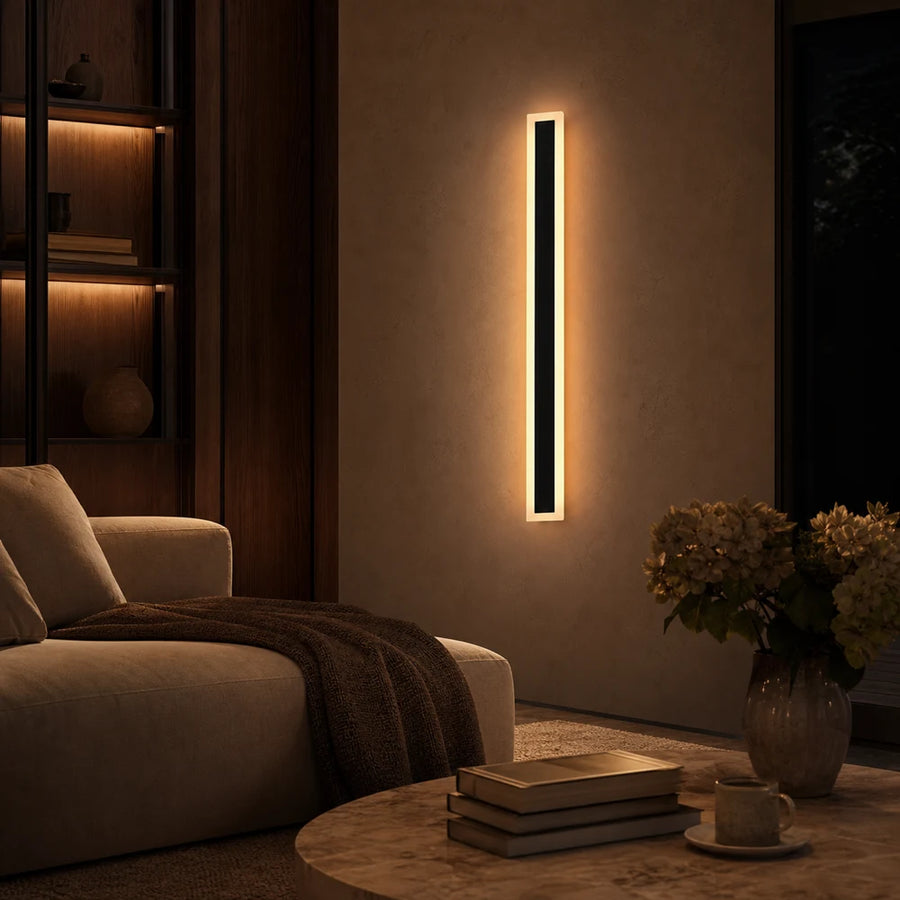 Applique murale LED d'extérieur Mack, Longueur 90 cm, 10 W, IP65, Métal, Linéaire, Noir - 05_AX200-900BK.png