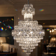 Lustre en cristal WINDSOR Grande Supremo 14xE14, diamètre 60X90cm, chrome brillant, hauteur réglable - 05_CC800-600X900CH.png