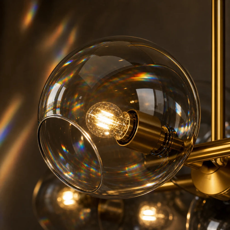 Lustre Globe, MODEST Grand, 8xE27, Or, Métal - 05_LC809-8.png