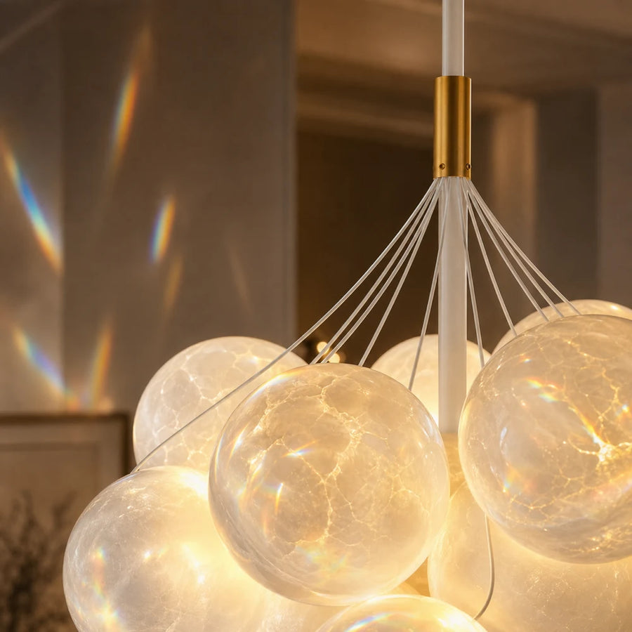 Lustre MODERNE, Type Pendule, LOFT Bagliore, Globe, 7xE27, Hauteur Ajustable, Or - 05_LC816-7GD.png