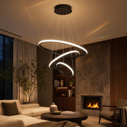 Lustre suspendu LED RICCI 81W, 3 Cercles, Lumière Froid/Chaud/Neutre, Noir, Hauteur réglable - 05_LL104-3BK.png