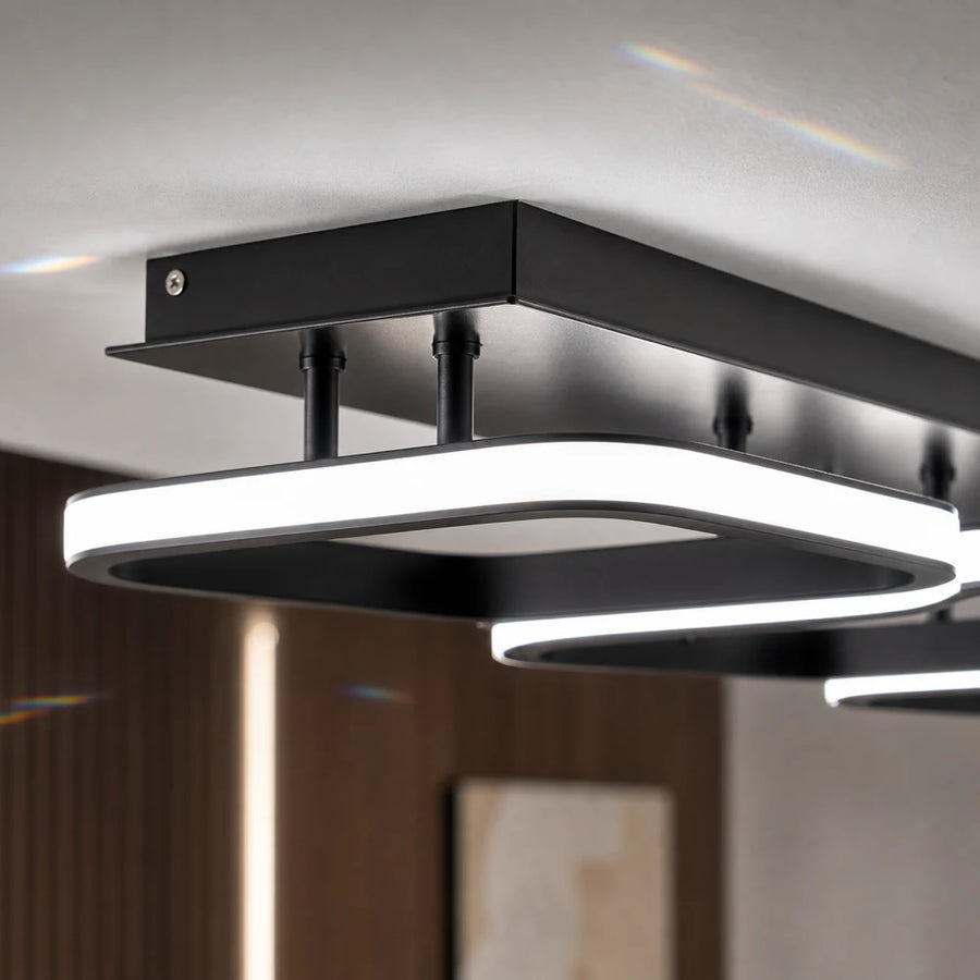 Lustre LED VERTEX 34W, 3 carrés, Linéaire, Lumière Froid/Chaud/Neutre, Noir - 05_LL770-3BK.png