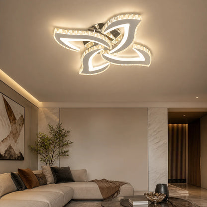 Alejandro Lustre LED avec télécommande, 71 W, 4 fleurs, lumière froide/chaude/neutre à intensité variable, Chrome - 05_LT071-4CH.png