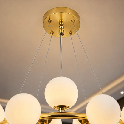 Lustre de chambre LOFT, 25x G9, or blanc, métal, hauteur réglable, moderne - 04_LC802-25GD.png