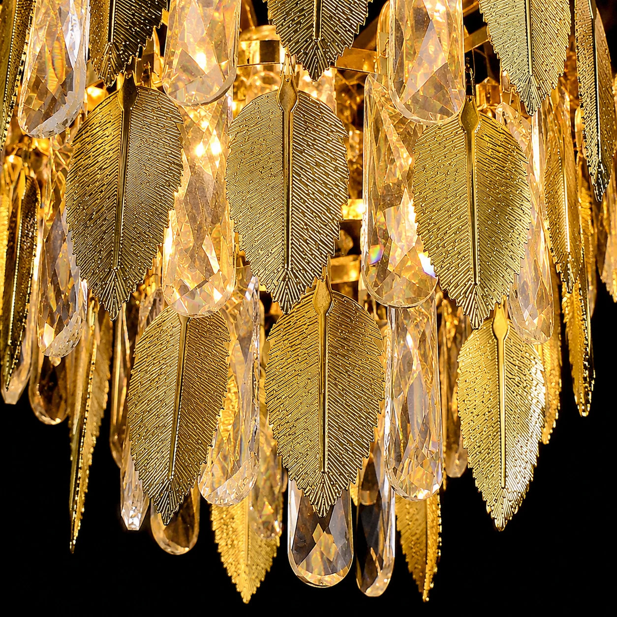 Lustre en cristal VENARIA 8x E14, diamètre 50 cm, or brillant, hauteur réglable - 06_CC8052-500GD.png