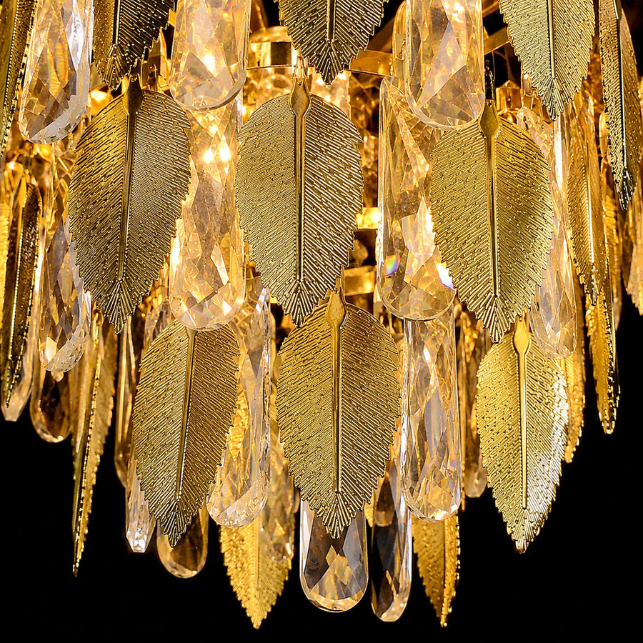 Lustre en cristal VENARIA 8x E14, diamètre 50 cm, or brillant, hauteur réglable - 06_CC8052-500GD.png