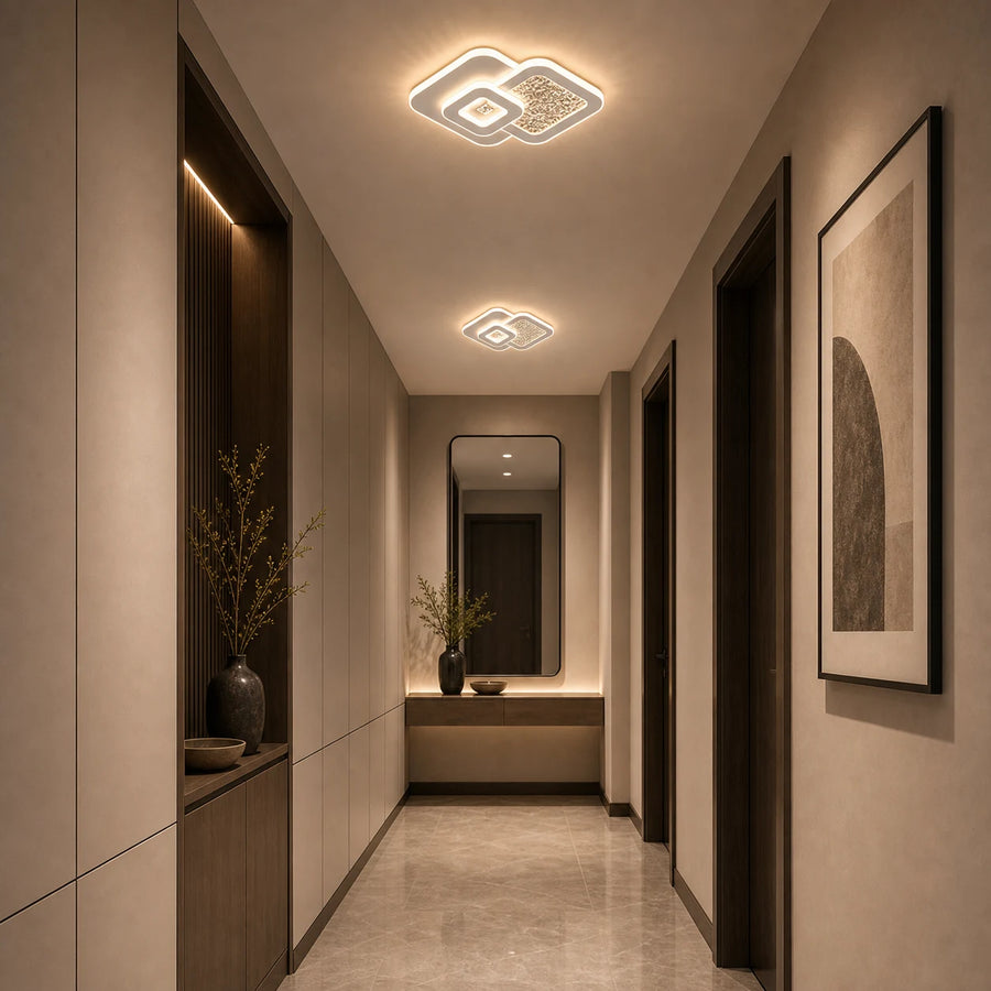KOMPACTO Lustre LED 56W, 3 Carrés, Lumière Froid/Chaud/Neutre, Blanc - 06_LL646-300P.png
