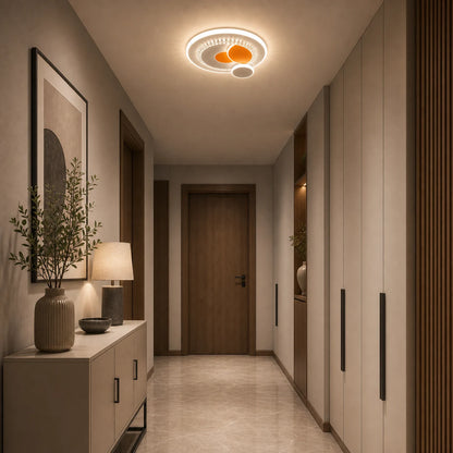 Lustre LED avec cristal HELIOX, 40W, 4 Cercles, Lumière Froid/Chaud/Neutre, Blanc - 06_LL653-300OR.png