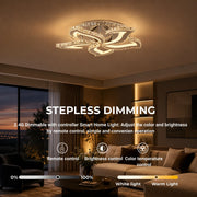 Lustre LED avec télécommande et cristal Alejandro RGB 88W, 5 Fleurs, Lumière Froide/Chaude/Neutre, Dimable, Chrome Brillant - 06_LT071-5.png