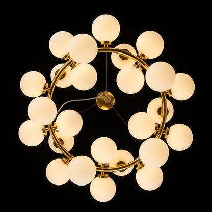 Lustre de chambre LOFT, 25x G9, or blanc, métal, hauteur réglable, moderne - 05_LC802-25GD.png