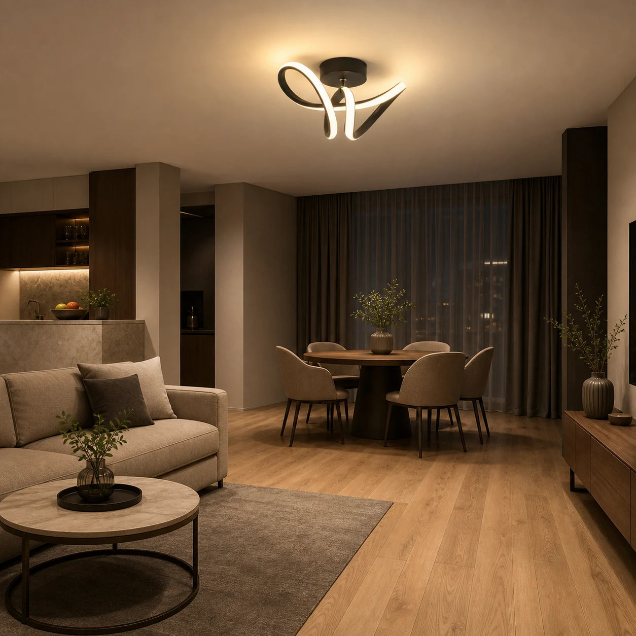 Lustre LED VERTEX Pulse, 13 W, ondulé, lumière froide/chaude/neutre, noir - 07_LL562BK.png