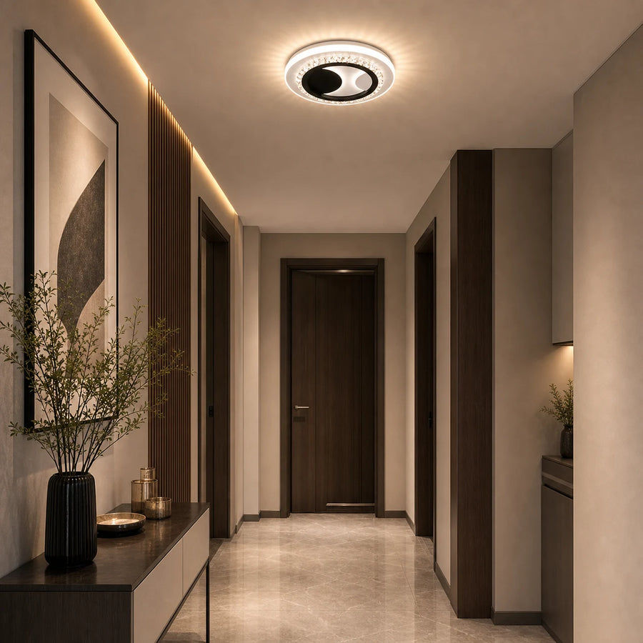 Lustre LED en cristal ARIELLA 39W, Rond, Lumière Froid/Chaude/Neutre, Noir - 07_LL602BK.png