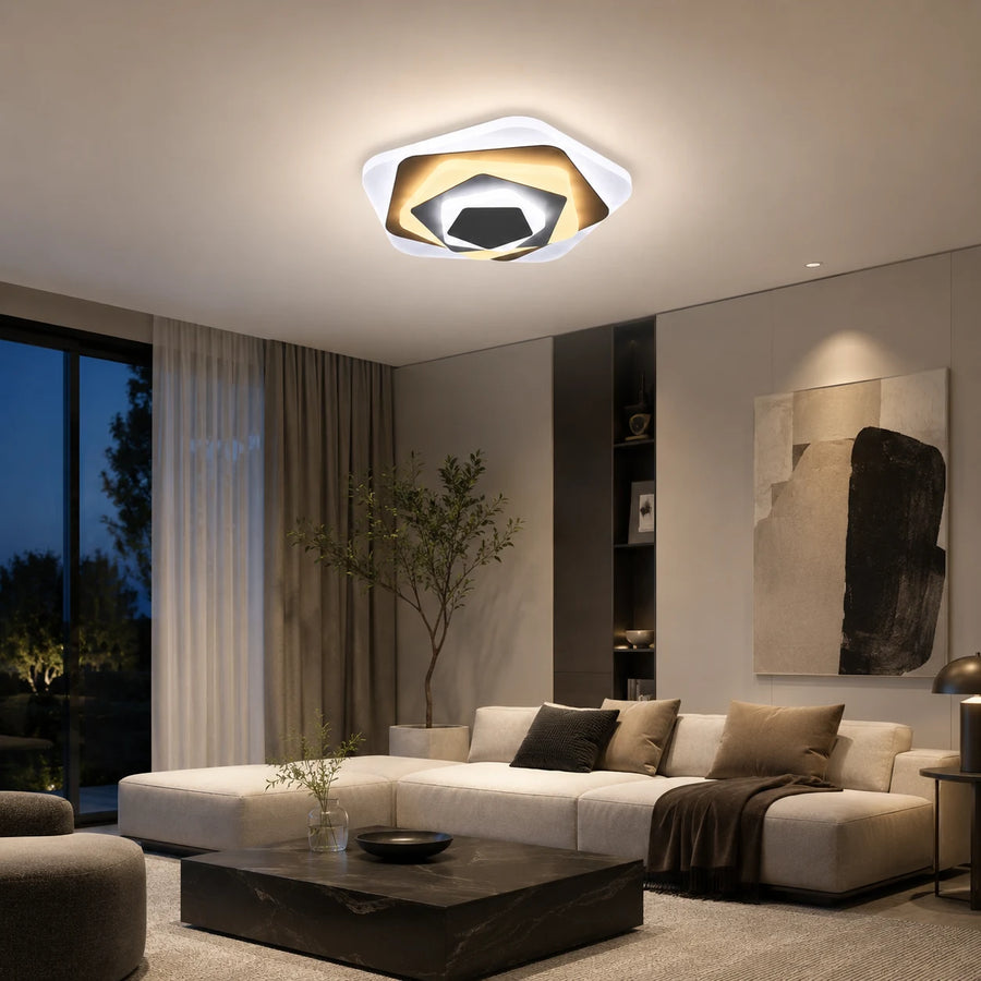 Lustre LED SIENA 40W, Diamètre 23cm, Lumière Froide/Chaude/Neutre, Blanc - 07_LL660WH.png
