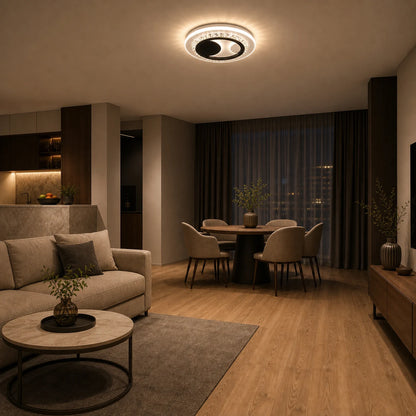 Lustre LED en cristal ARIELLA 39W, Rond, Lumière Froide/Chaude/Neutre, Noir - 08_LL602BK.png