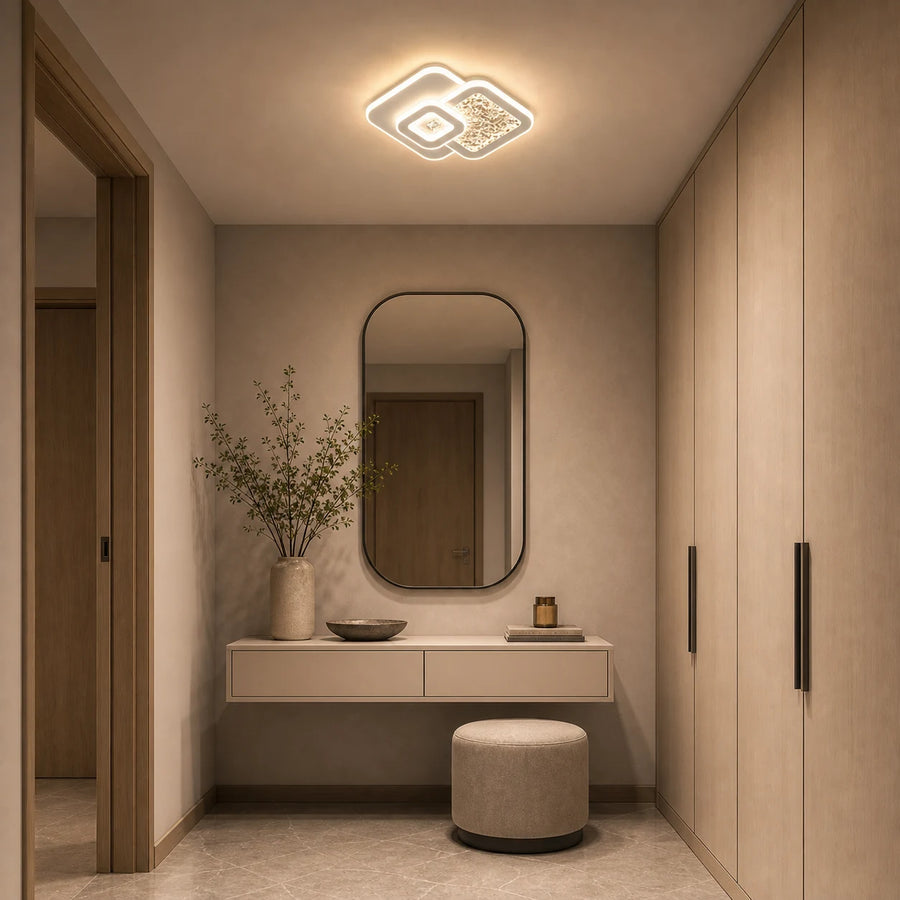 KOMPACTO Lustre LED 56W, 3 Carrés, Lumière Froid/Chaud/Neutre, Blanc - 08_LL646-300P.png