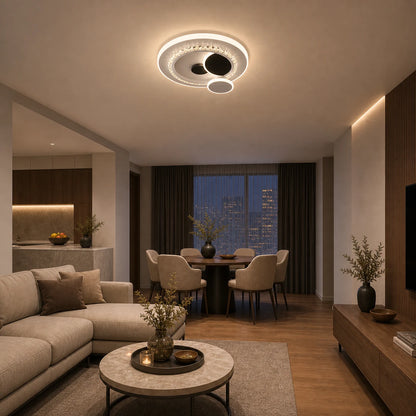 Lustre LED avec cristal HELIOX, 37W, 4 Cercles, Lumière Froid/Chaud/Neutre, Noir - 08_LL653-300BK.png