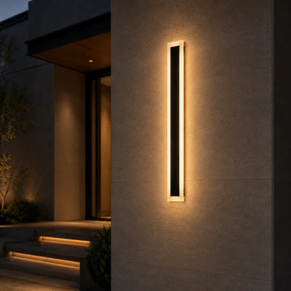 Applique murale LED d'extérieur Mack, longueur 30 cm, 4 W, IP65, métal, linéaire, noir - 09_AX200-300BK.png
