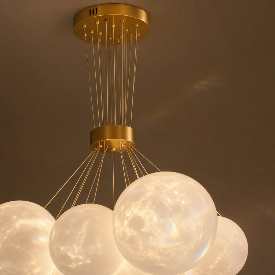MODERN LOFT Lustre Bagliore, Globe, 9xE27, Hauteur réglable, Or - 09_LC816-9GD.png