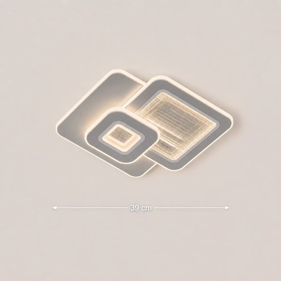 Lustre LED SQUARE 57W, 3 Carrés, Lumière Froid/Chaud/Neutre, Blanc - 09_LL647-300P.png