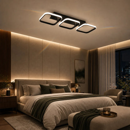 Lustre LED VERTEX 34W, 3 carrés, Linéaire, Lumière Froid/Chaud/Neutre, Noir - 09_LL770-3BK.png