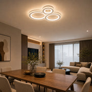 Lustre LED avec télécommande et cristal NOVA ROTONDA RGB 75W, 3 Cercles, Lumière Froid/Chaud/Neutre, Dimmable, Blanc - 09_LT073-3WH.png