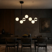 Lustre à ampoule moderne LOFT Pavilion, 7x G9, Noir, Métal, Hauteur réglable - 10_LC800-7BK.png