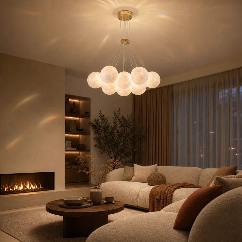 MODERN LOFT Lustre Bagliore, Globe, 9xE27, Hauteur réglable, Or - 10_LC816-9GD.png