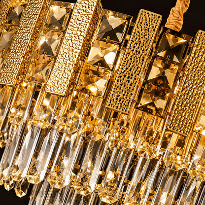 Lustre en Cristal PELES Petito 3xE14, Diamètre 27cm, Or Brillant, Hauteur Réglable - 11_CC8958 300GD.png
