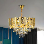 Lustre en cristal PELES Petito 3xE14, diamètre 27cm, or brillant, hauteur réglable - 13_CC8958 300GD.png