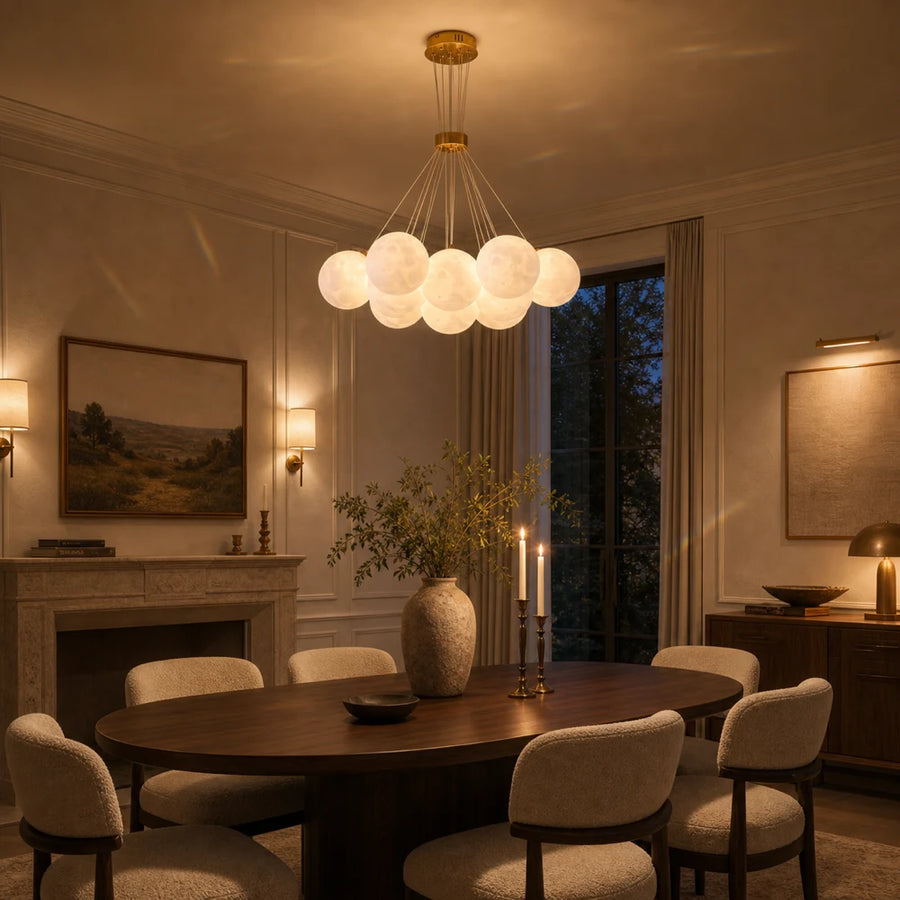 MODERN LOFT Lustre Bagliore, Globe, 9xE27, Hauteur réglable, Or - 13_LC816-9GD.png