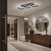 Lustre LED VERTEX 34W, 3 carrés, Linéaire, Lumière Froid/Chaud/Neutre, Noir - 13_LL770-3BK.png